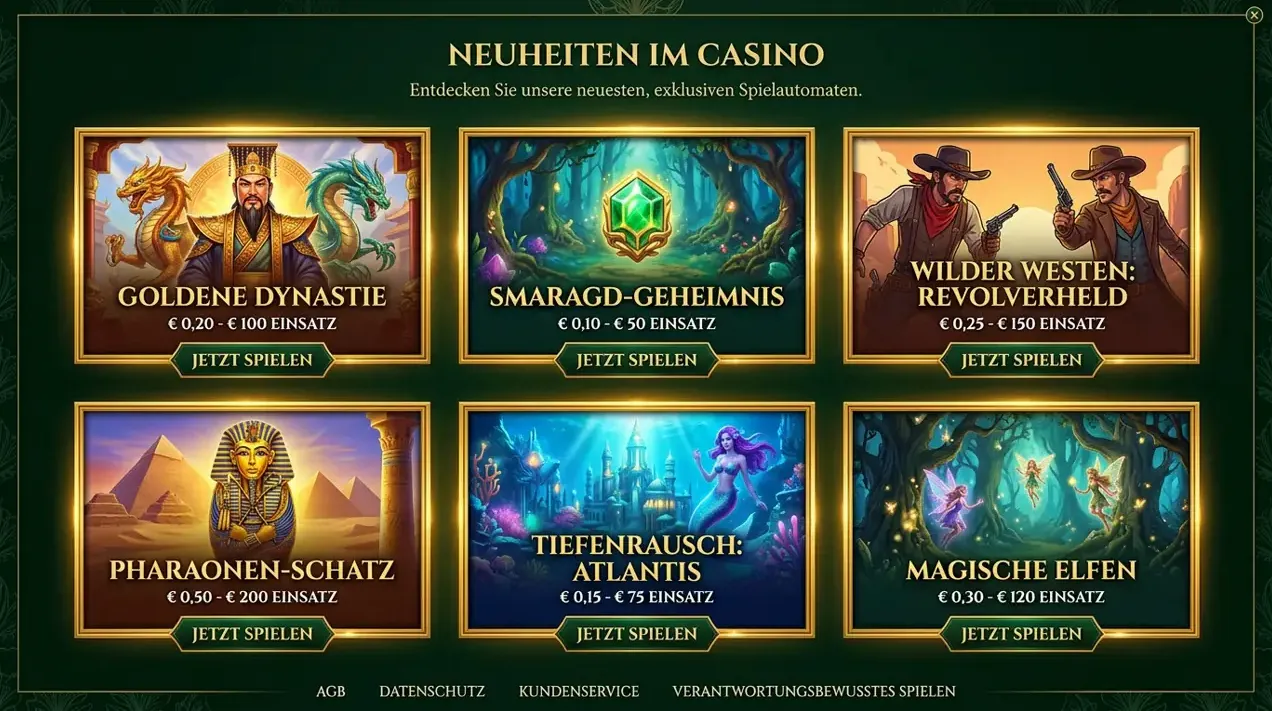 Jackpots & Neuheiten im Playjango